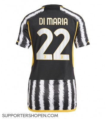 Juventus Angel Di Maria #22 Hemma Matchtröja Dam 2023-24 Kortärmad